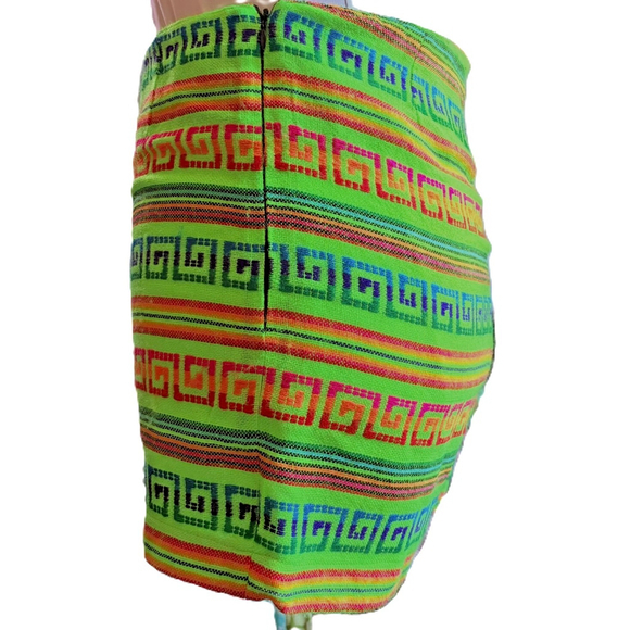 Kenny Guadalajara Green Embroidered High Rise Shorts Small - Picture 6 of 9